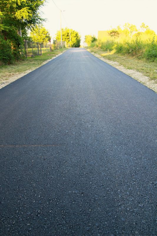Freshly Sealed Asphalt Surface